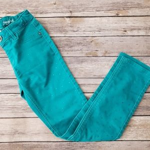 🍭5/$25🍭SO girls green jeggings
